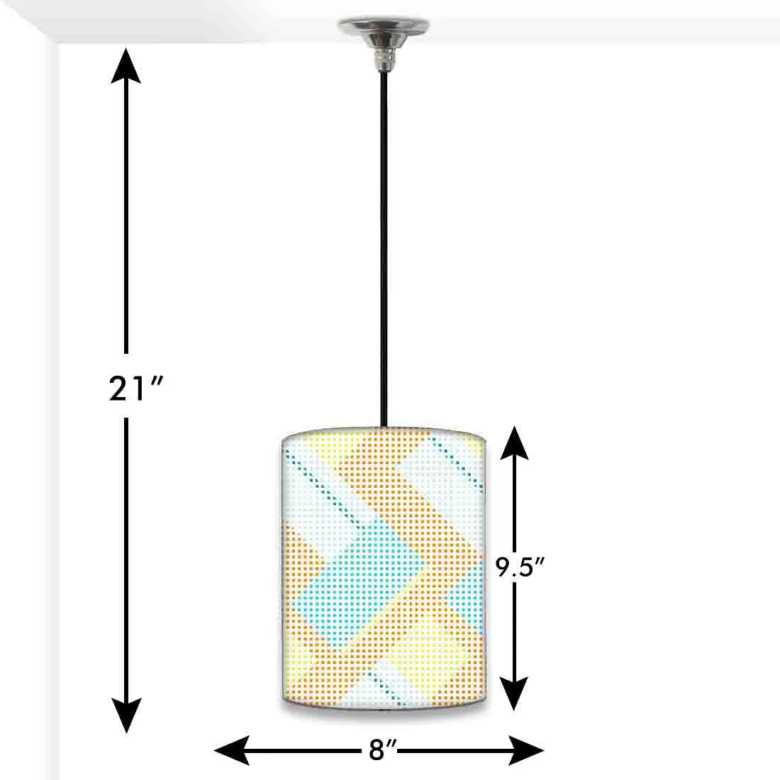 Designer Fancy Hanging Pendant Lamp - Fabric