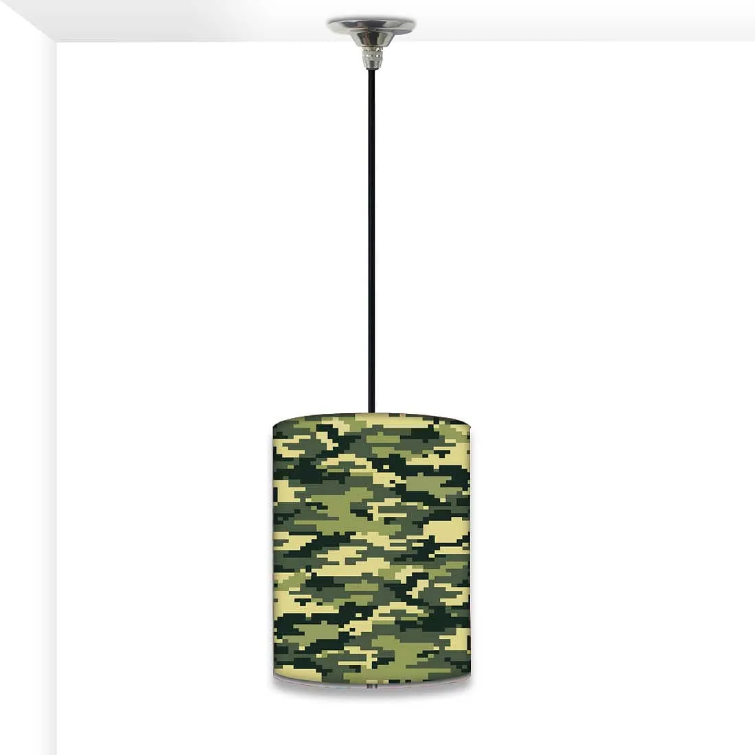 Designer Unique Pendant Lamp - Army camouflage