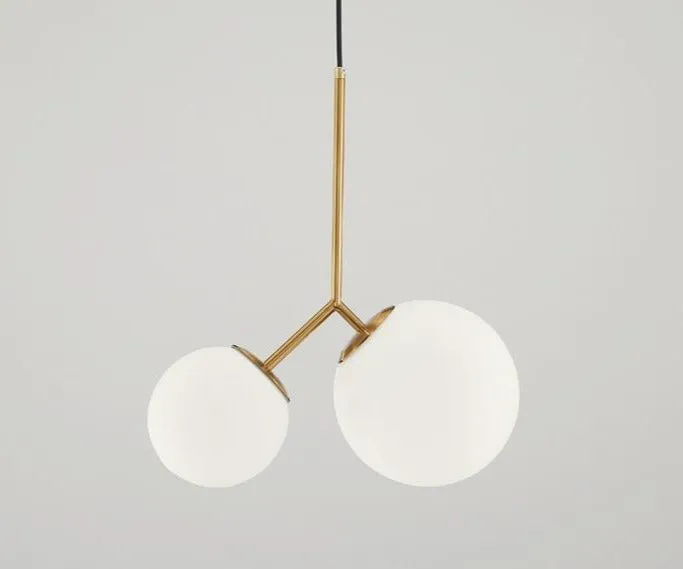 Double Globe Pendant Light