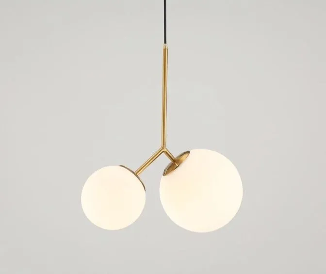 Double Globe Pendant Light