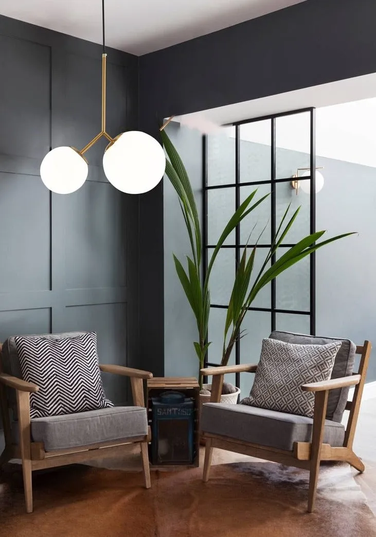 Double Globe Pendant Light