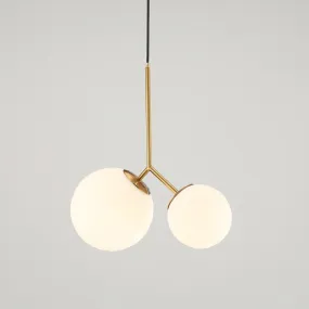 Double Globe Pendant Light