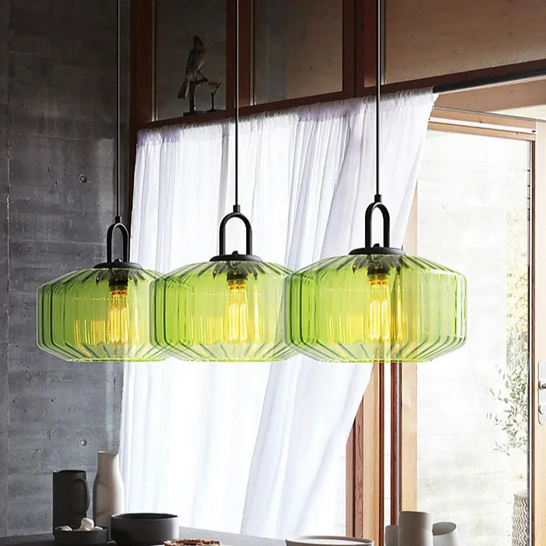 Dragon Fly Glass LED Pendant Light