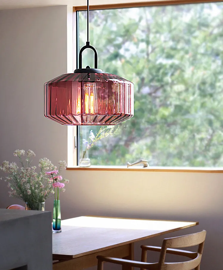 Dragon Fly Glass LED Pendant Light