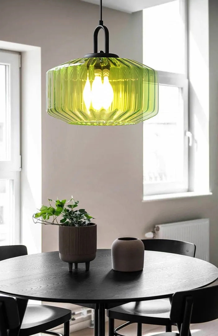 Dragon Fly Glass LED Pendant Light