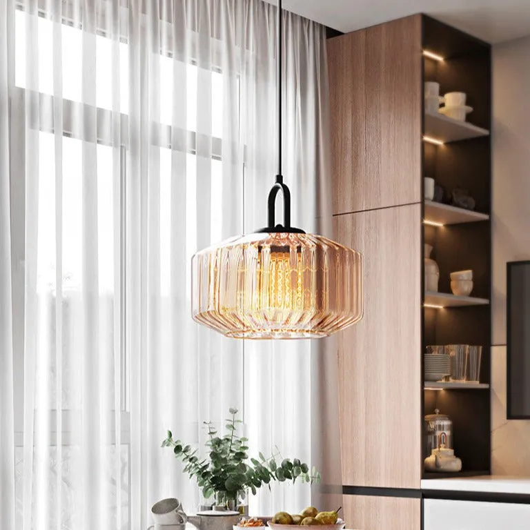 Dragon Fly Glass LED Pendant Light