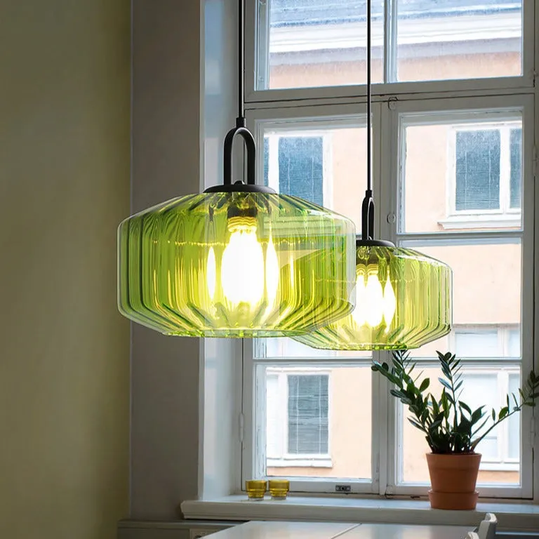 Dragon Fly Glass LED Pendant Light