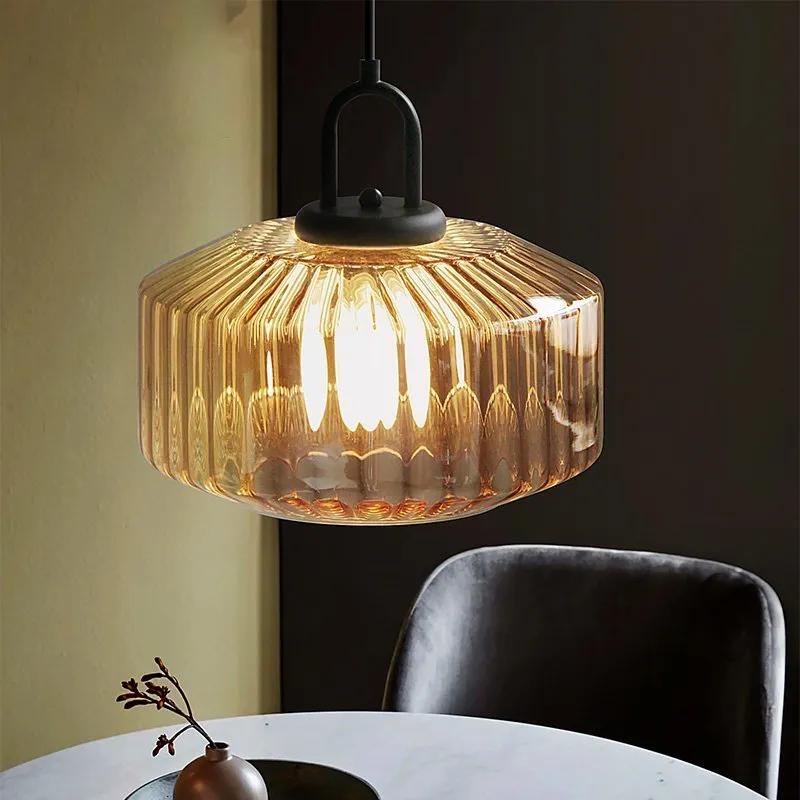 Dragon Fly Glass LED Pendant Light