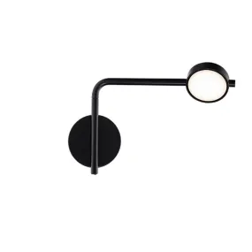 Elbo 14 in. LED Swing Arm Sconce 3000K Black finish