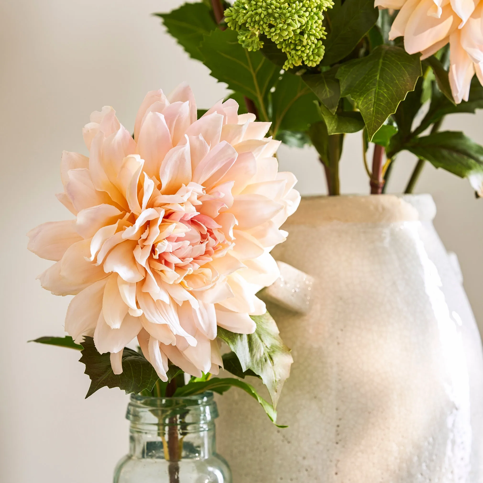 Faux Dahlia - Café Au Lait