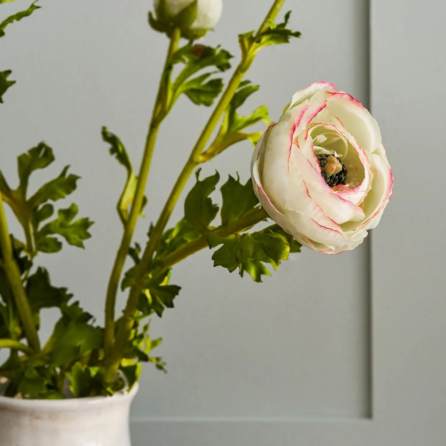 Faux Green Ranunculus