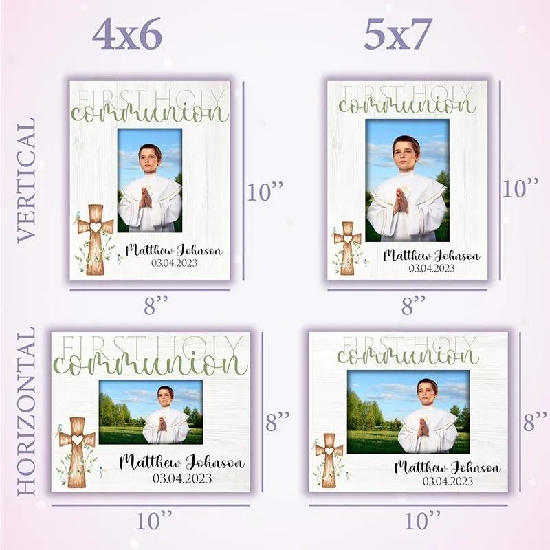 First Communion Frame, Custom Mdf Frame
