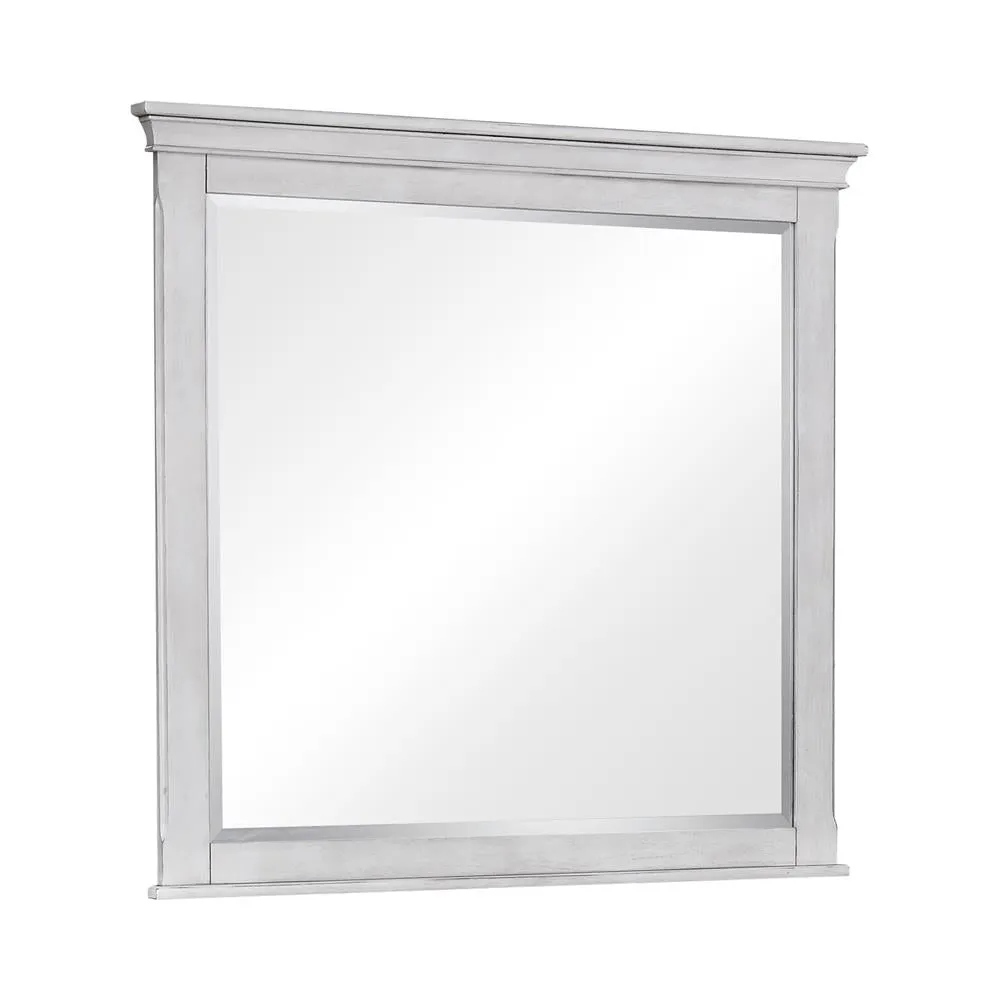 Franco Rectangular Dresser Mirror Antique White