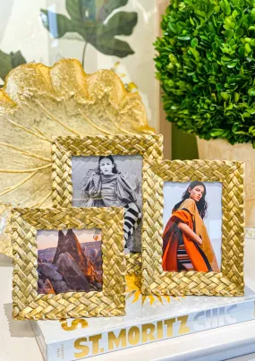 Gold Braided Frames