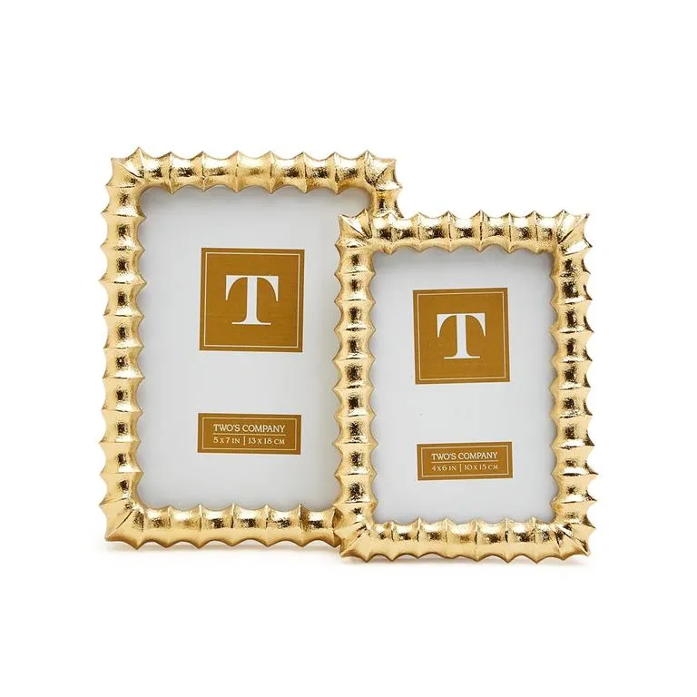 Gold Wave Photo Frame- 4x6