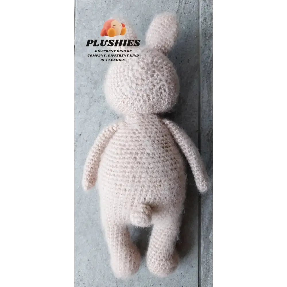 Hairy Crochet Bunny: Whimsical Stuffed Animal