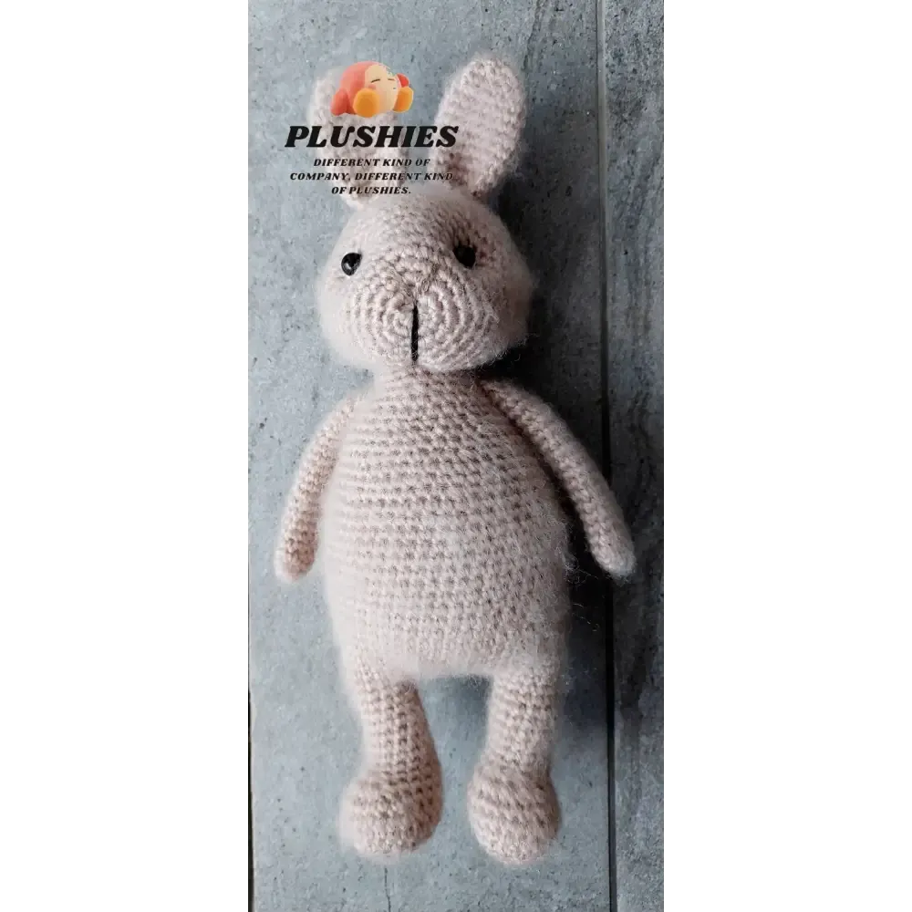 Hairy Crochet Bunny: Whimsical Stuffed Animal