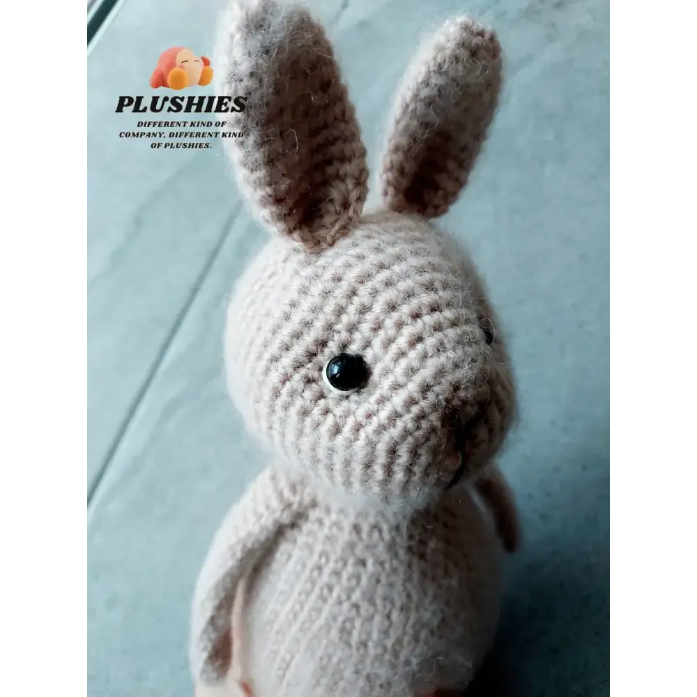Hairy Crochet Bunny: Whimsical Stuffed Animal
