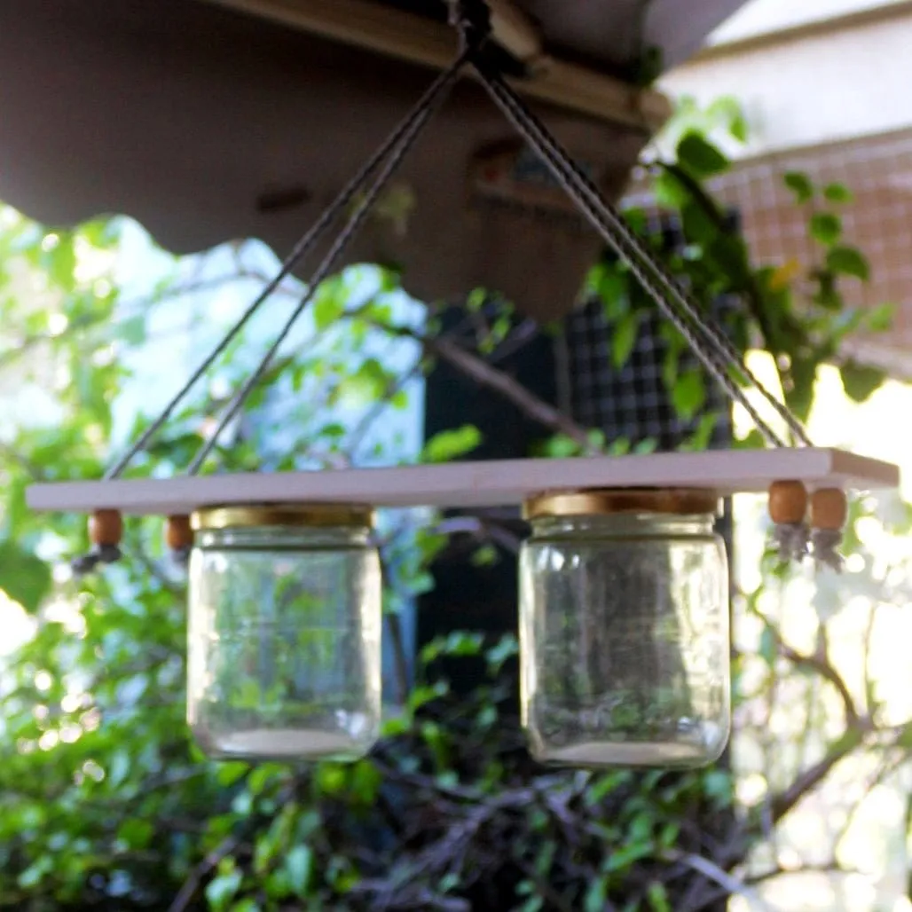 Hanging Planter - Set of 2 Jar Planter - For Indoor and Outdoor Home Decoration