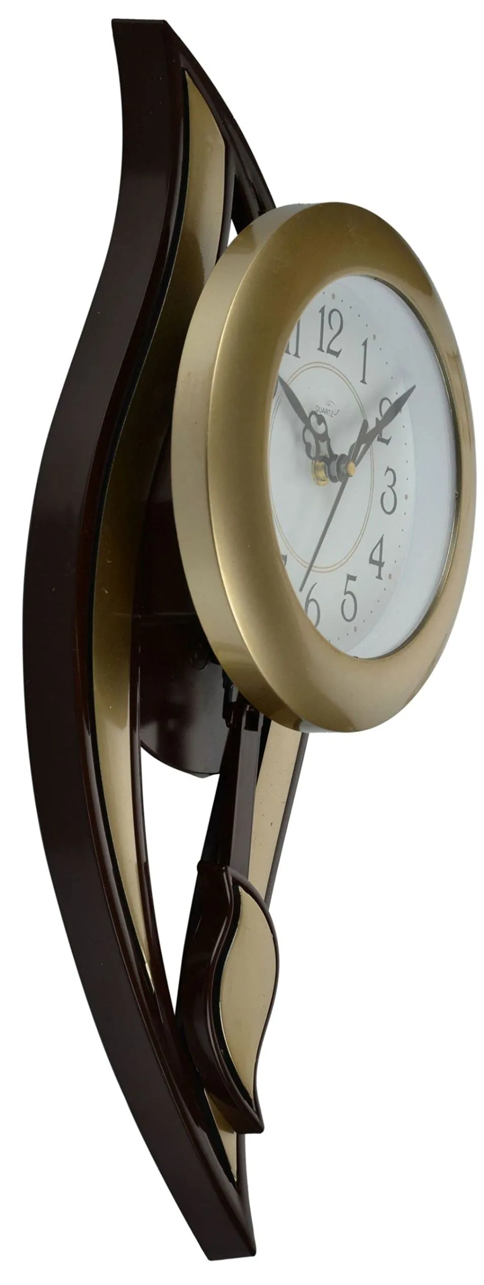 Harbour Analog Latest Stylish New Models Wall Clock with Pendulum for Home Living Room Hall Bedroom (Size Height 42.5 CM X Width 17.5 CM)- Home Decor Big Size Wall Clock MJ ST 18-4