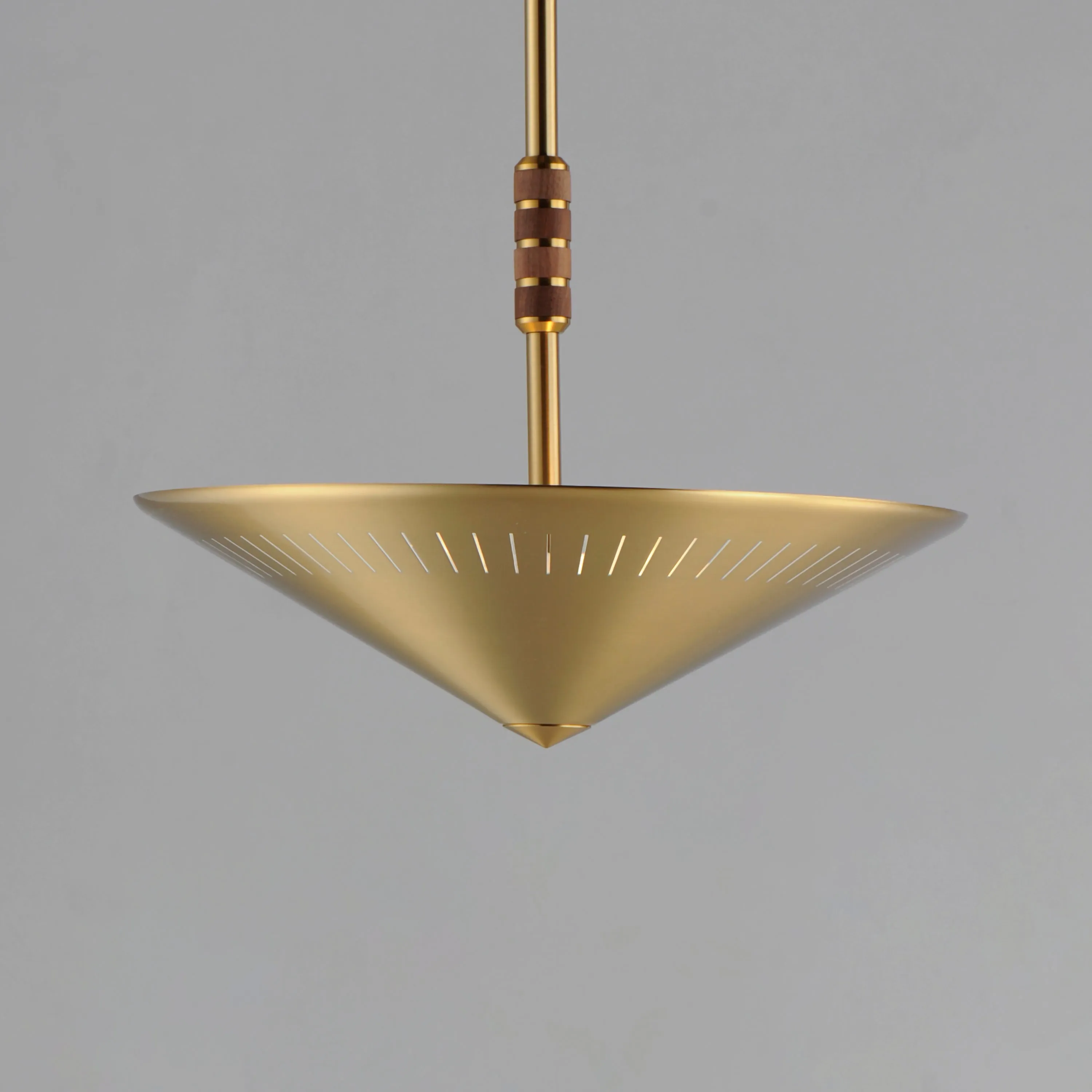 Helsinki 16" Pendant, Natural Aged Brass