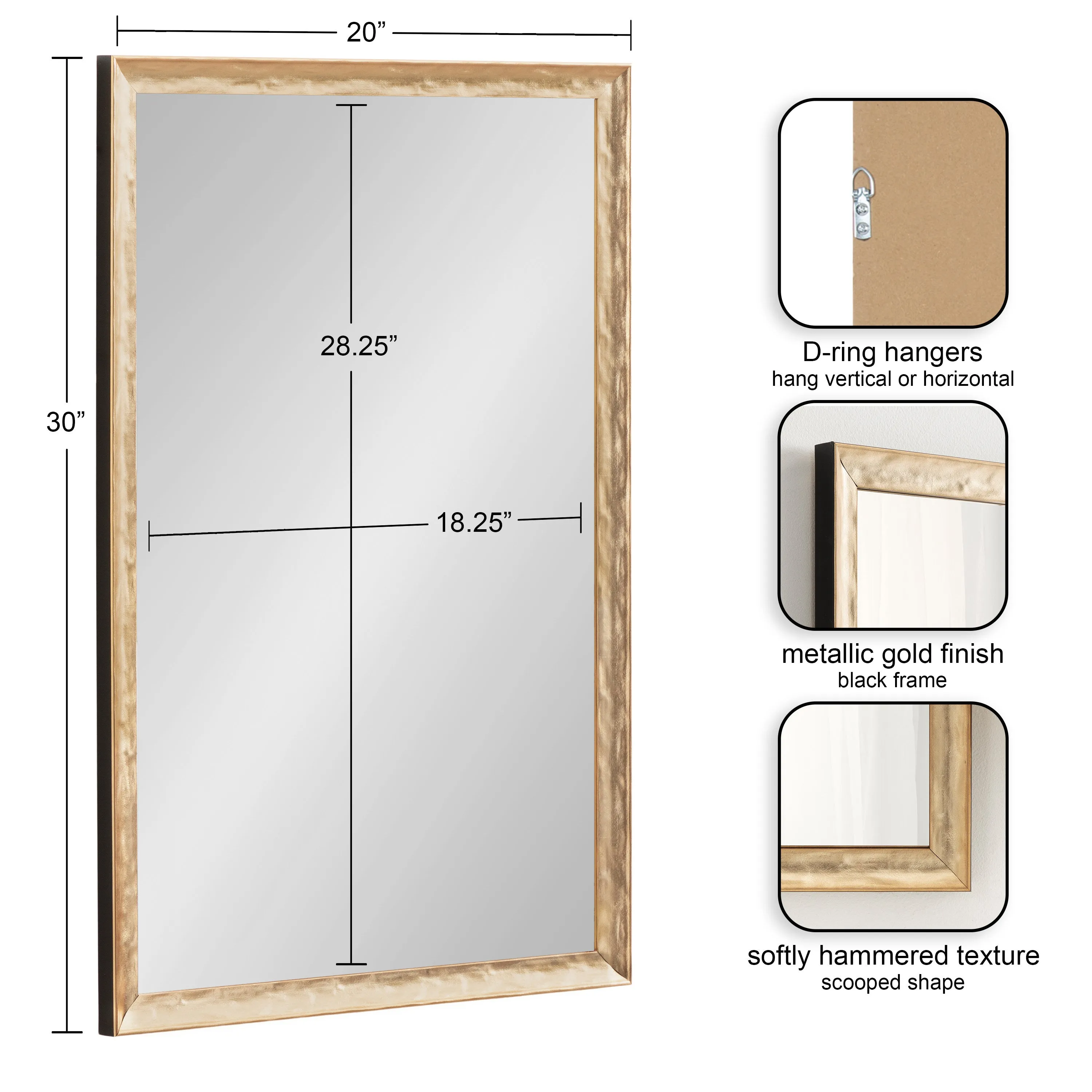 Illiona Rectangle Wall Mirror