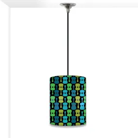 Indoor Hanging Pendant Lamp - Blue Guitars