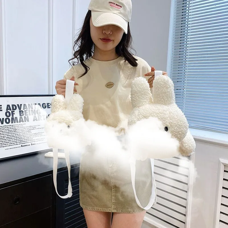 Kawaii Bunny Plush Shoulder Bag - Lovesickdoe