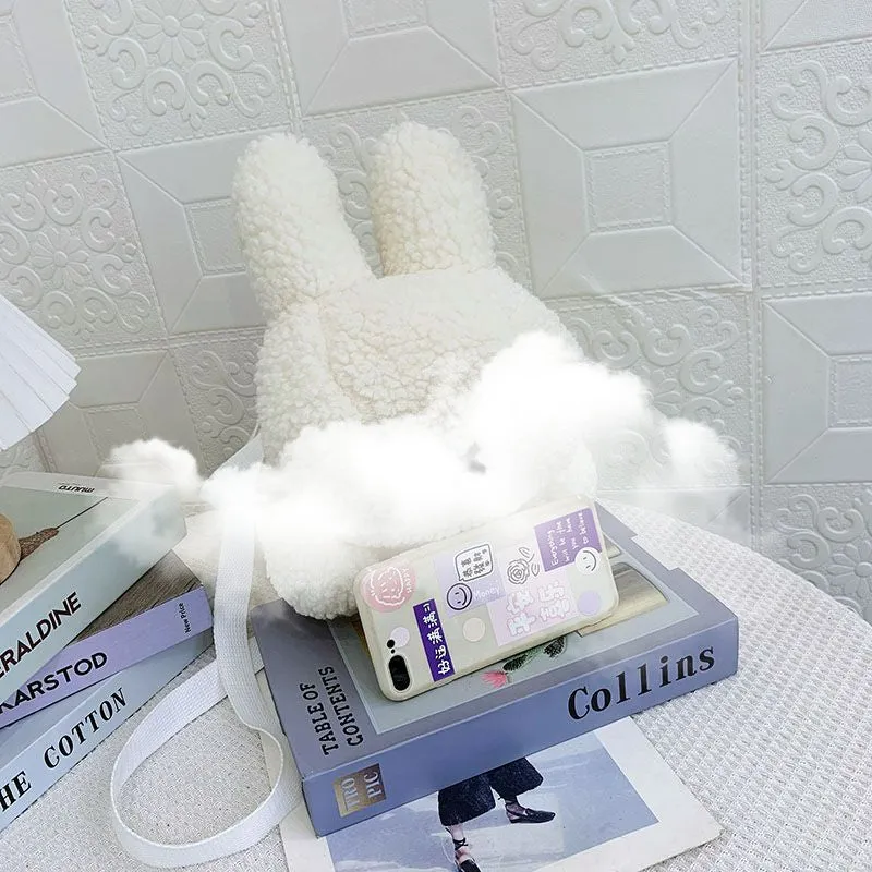Kawaii Bunny Plush Shoulder Bag - Lovesickdoe