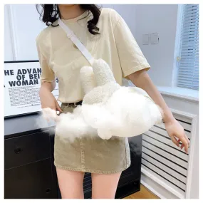 Kawaii Bunny Plush Shoulder Bag - Lovesickdoe