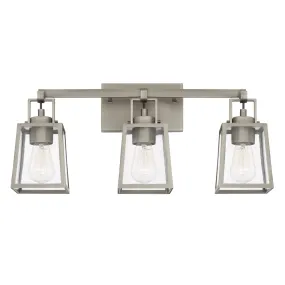 Kenner 3 Light Vanity- Antique Nickel