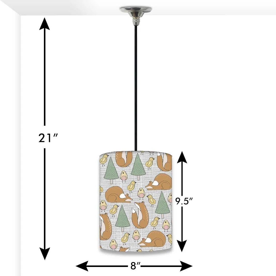 Kids Ceiling Pendant Lamp - Small Birds