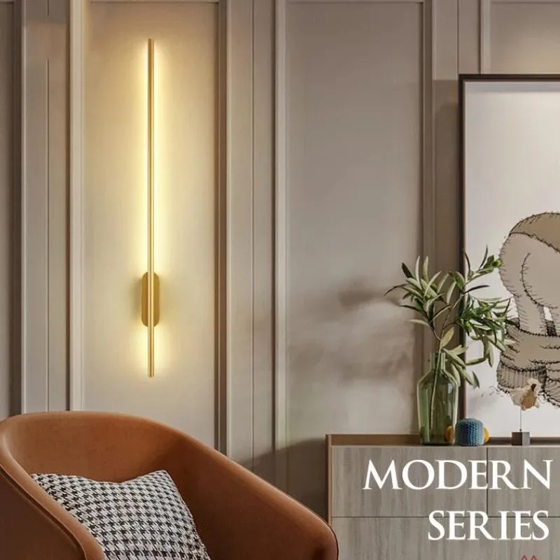 Linear LED Wall Lamp for TV Background and Corridor