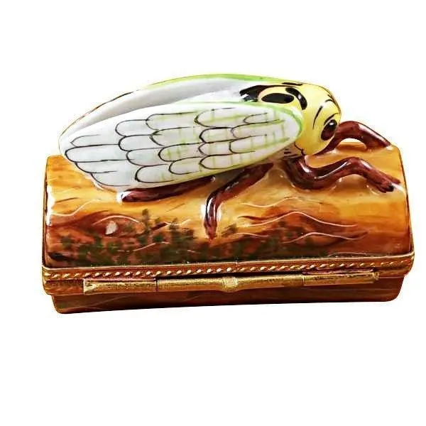 Locust on Log limoges box