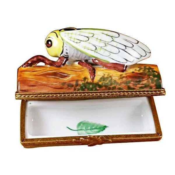 Locust on Log limoges box