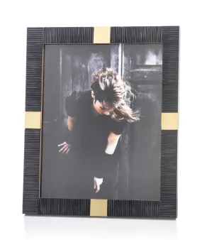 Maha Blk Bone W Brass 8X10
