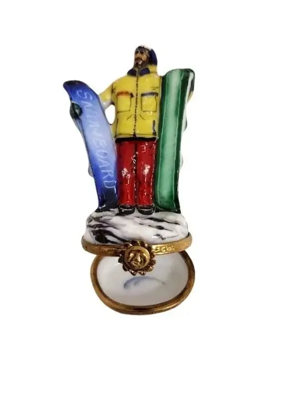 Man w Snowboard