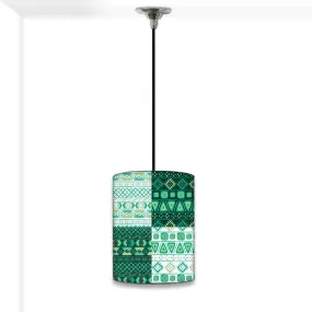 Modern Ceiling Pendant Lamp - Green Pattern
