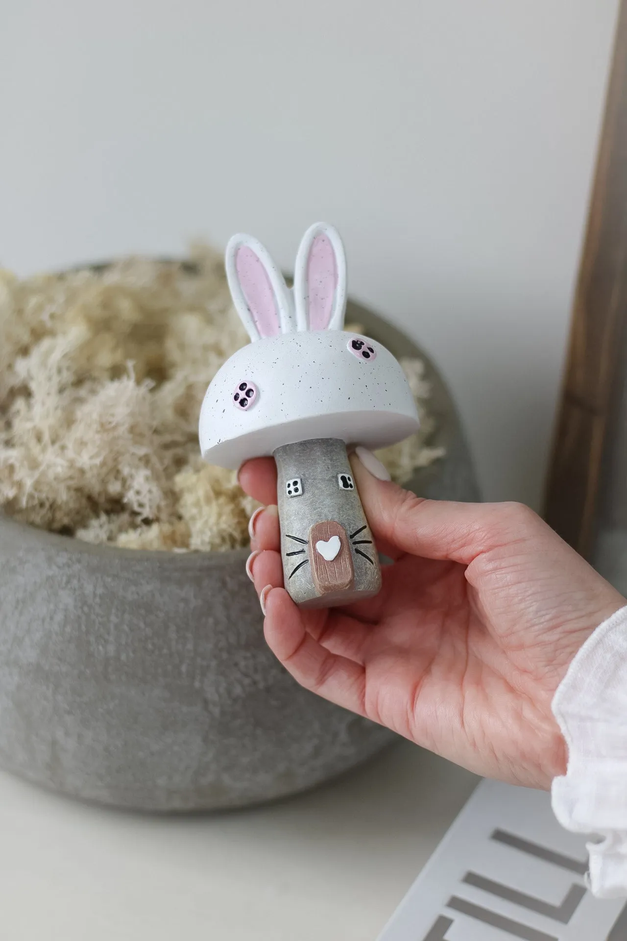 Mushroom House with Bunny Ears