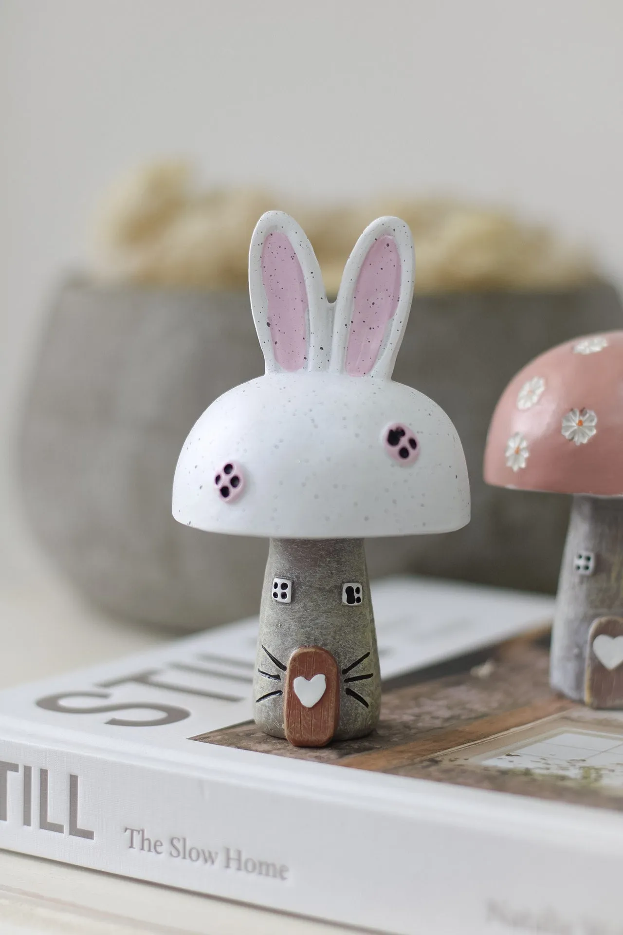 Mushroom House with Bunny Ears