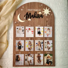 My First Year Photo Organizer- Sun Moon Stars