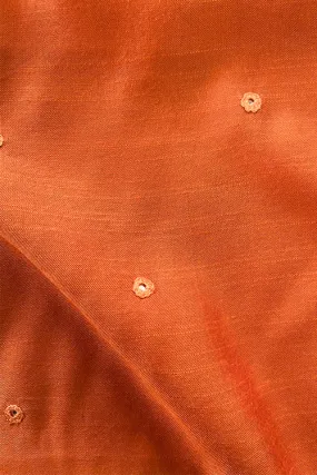 Okhai "Chamak" Hand-Embroidered Mirror Work Pure Silk Blouse Piece