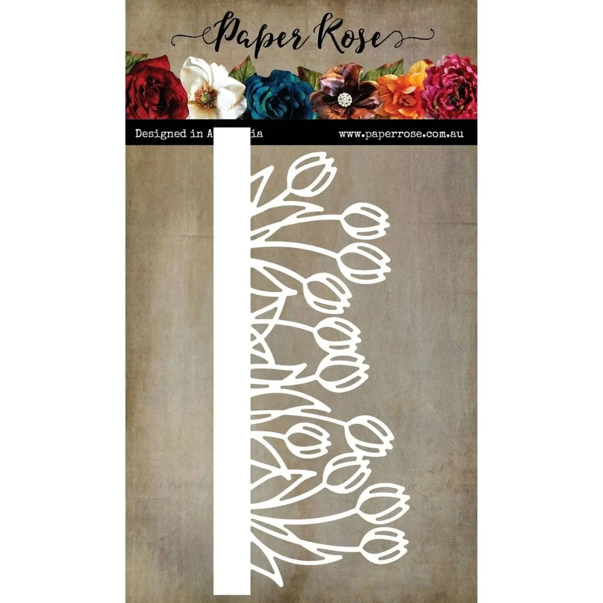 Paper Rose - Tulip Border 2 Metal Cutting Die
