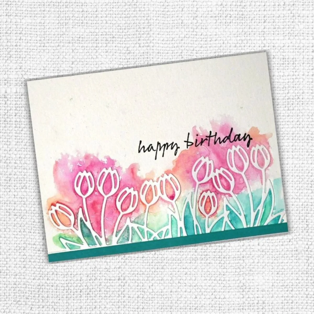 Paper Rose - Tulip Border 2 Metal Cutting Die
