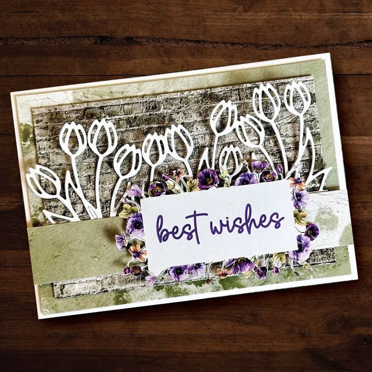 Paper Rose - Tulip Border 2 Metal Cutting Die