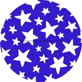 Patriotic Flower Center, DECOE-FC-0024, 6" metal Flower Center