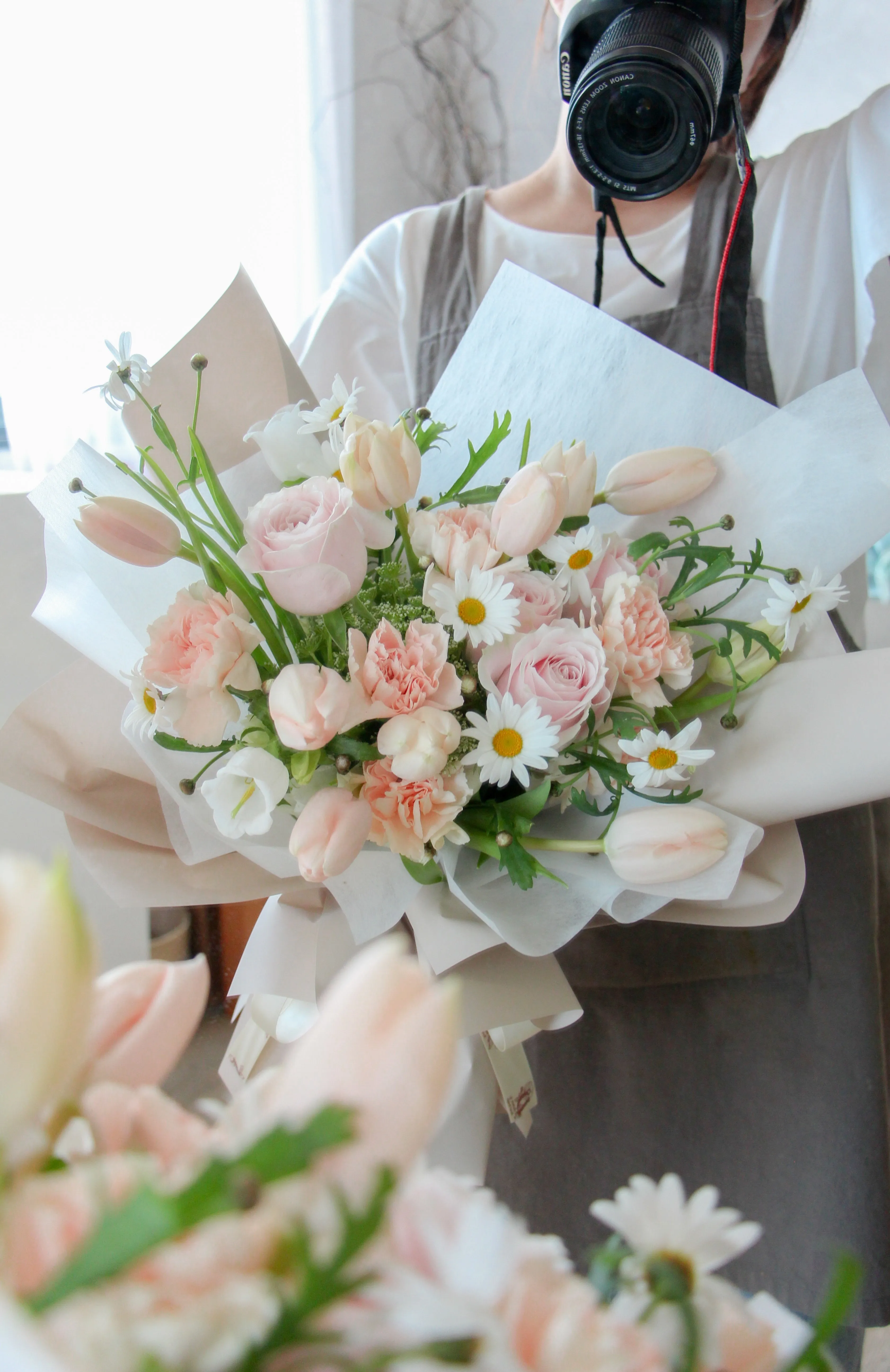 Peach Tulips (New & Seasonal)
