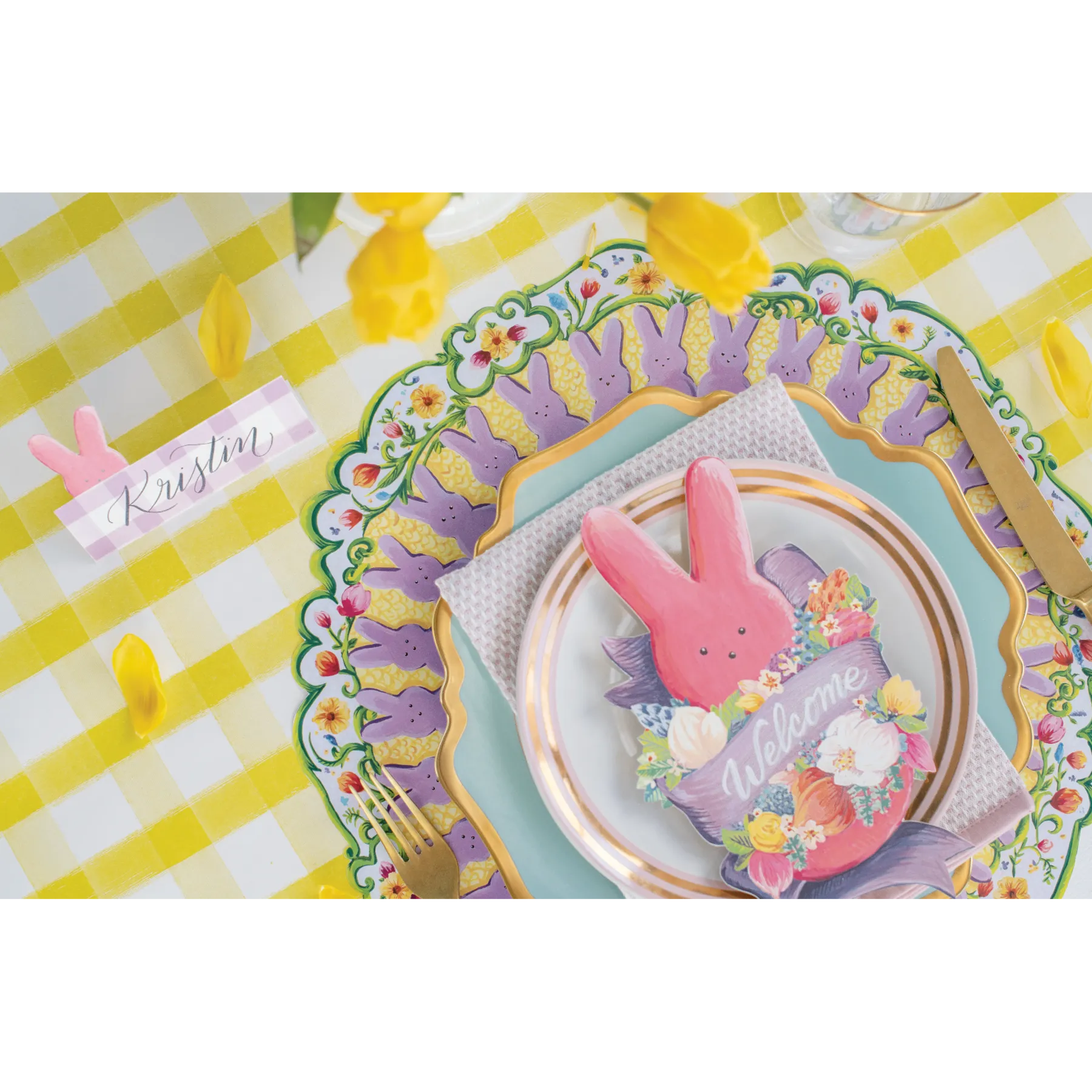 Peeps Bunny Table Accents
