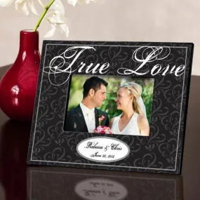 Personalized Couple's Frame - True Black