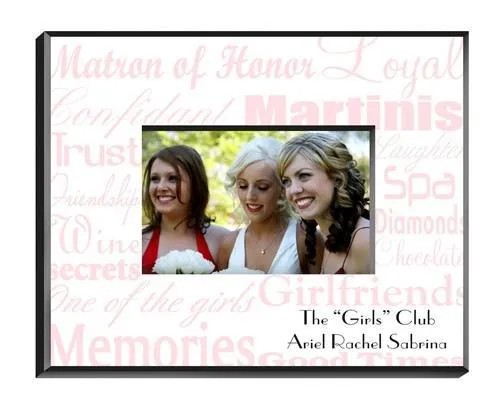 Personalized Matron of Honor Picture Frame